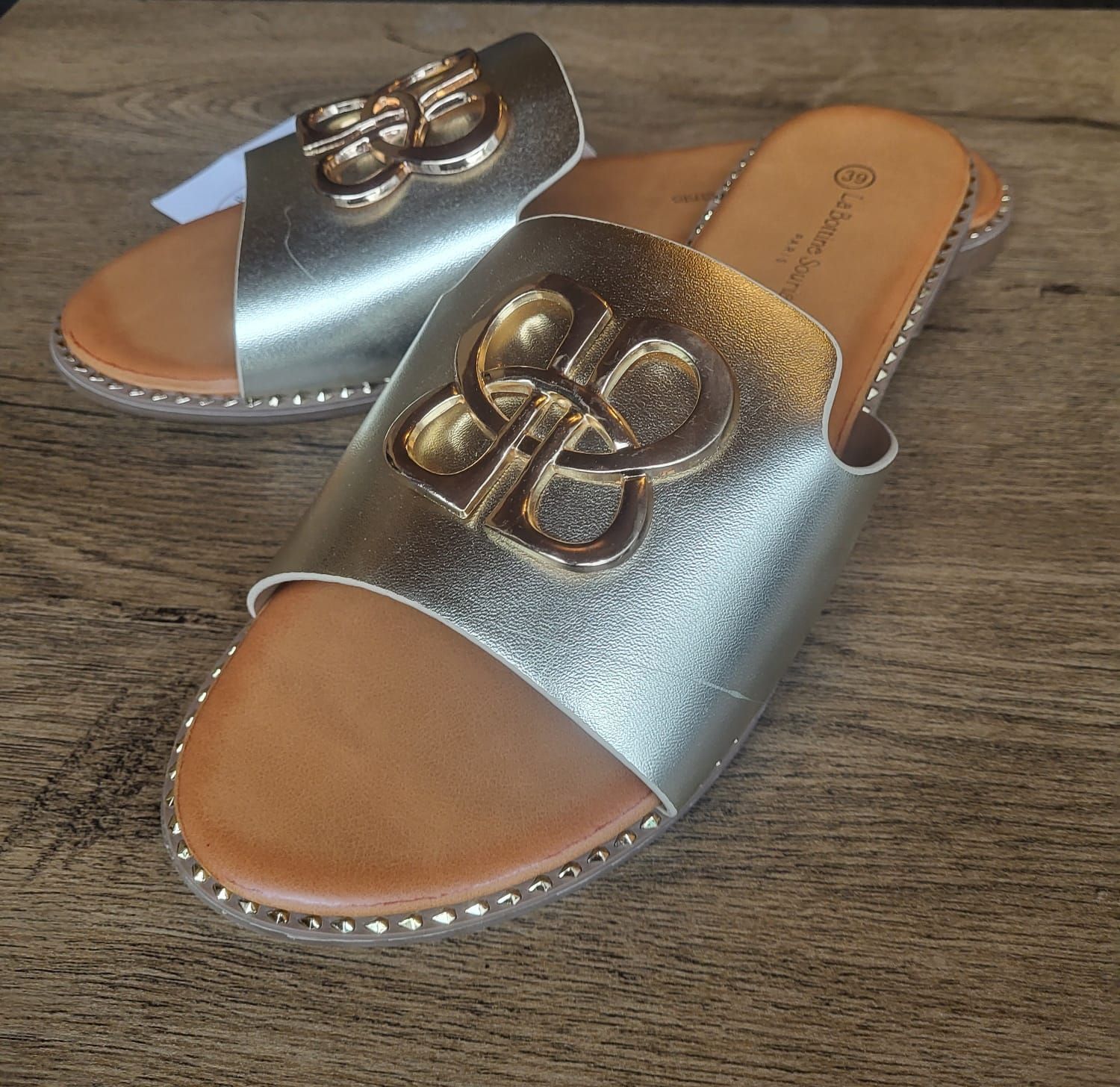 La bottine souriante Paris in goud