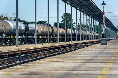 Rail Car — Railroad Transportation of Oil Tank Cars in Davenport, IA