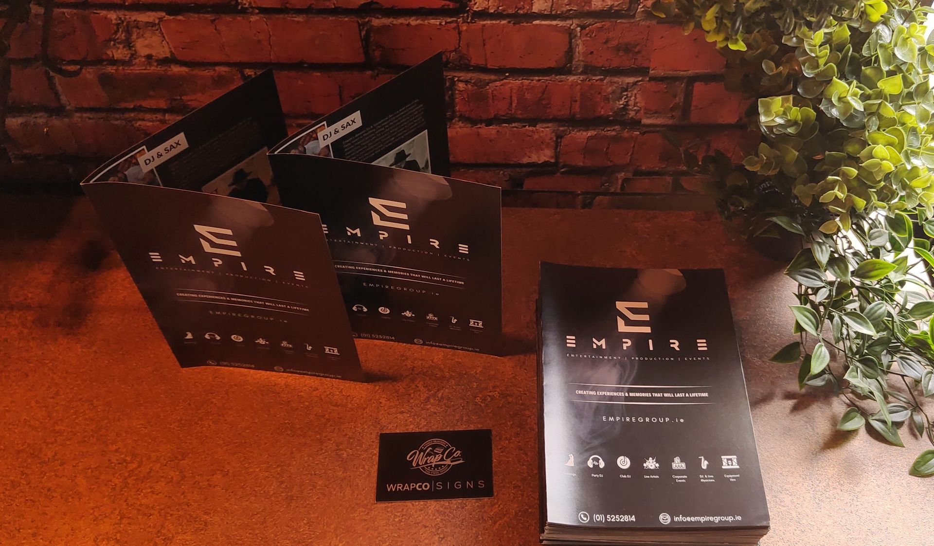 Brochure print and design by wrapco.ie