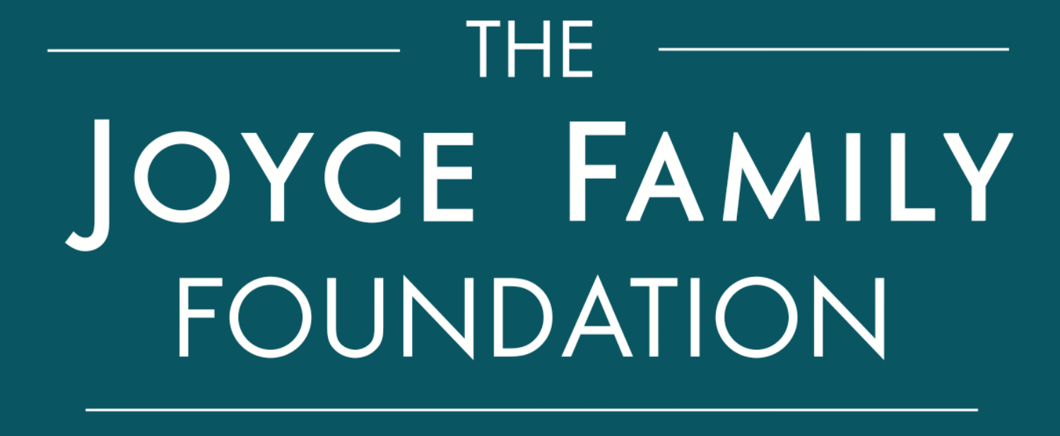 The Joyce Family Foundation logo in gray, text on a white background.