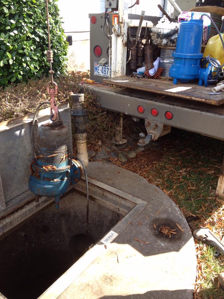 Water Pump at the Back of the Car