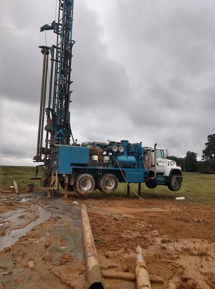 Water Treatment — Blue Truck Drilling In Progress in Salisbury, NC