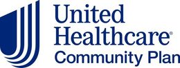 UnitedHealthcare Community Plan logo in blue and white