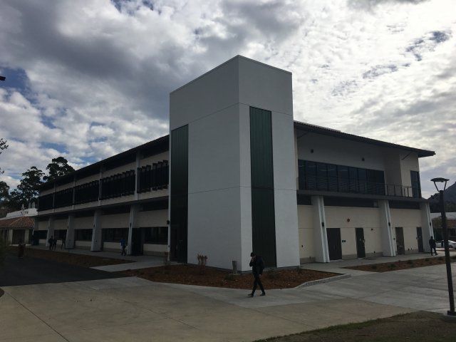 White Building — San Luis Obispo, CA — SLO Plastering