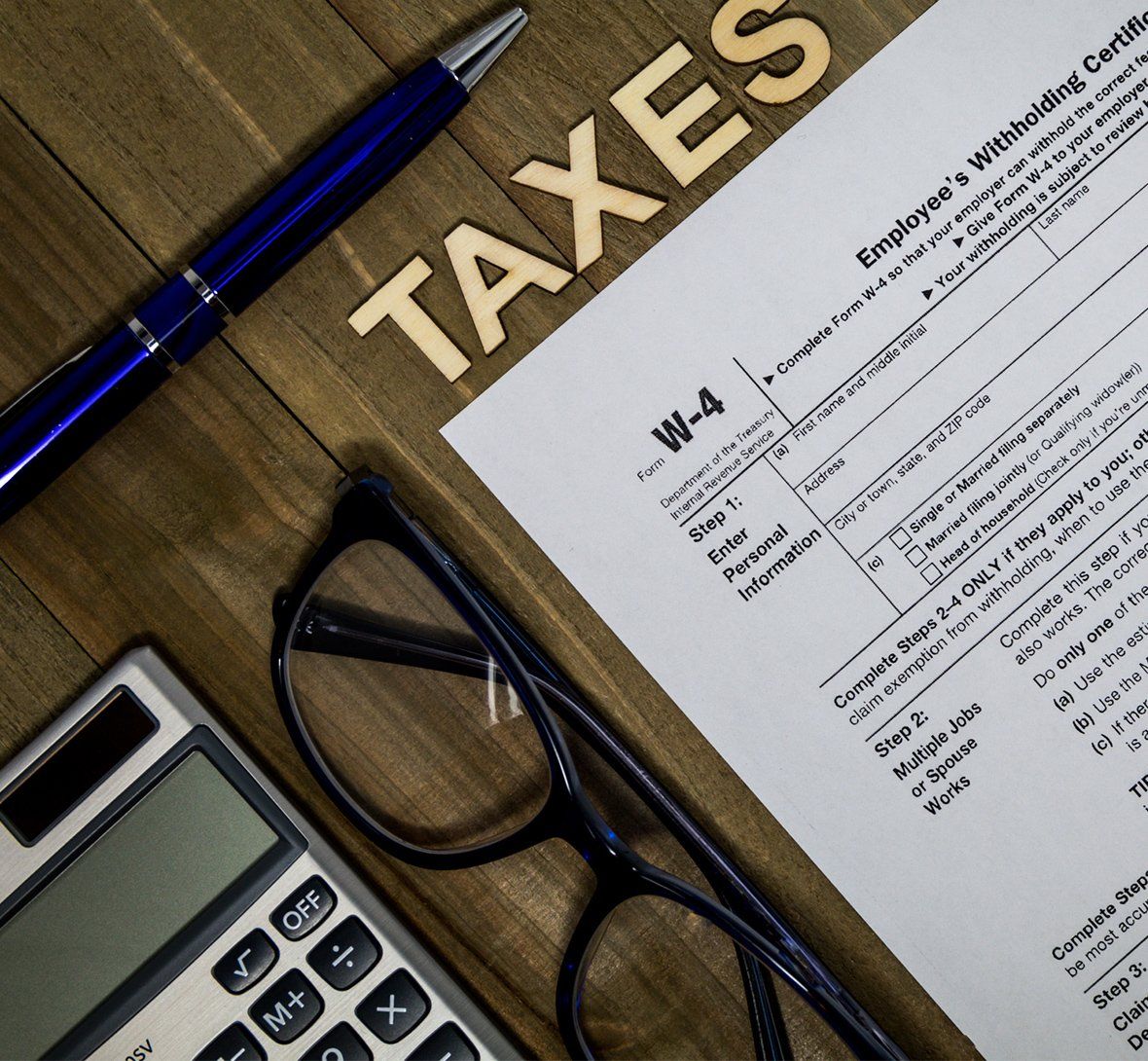 W4 Tax Form And Calculator — Gulfport, MS — MJD & Associates, LLC