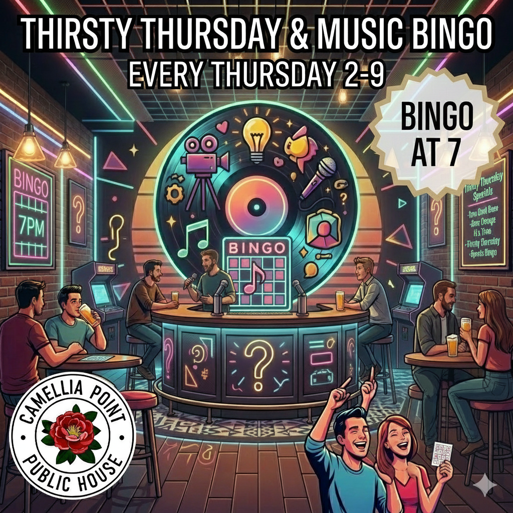 Bar scene advertising 