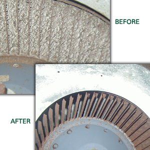 Dryer Exhaust Cleaning Before and After — Florida — Air Duct Aseptics