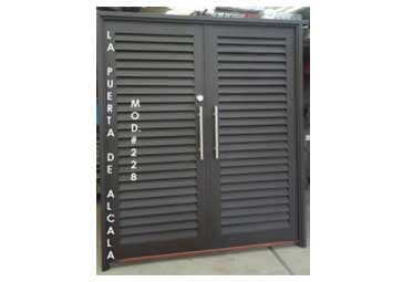 PORTONES AMERICANOS Y DE HERRERÍA AUTOMÁTICOS LA PUERTA DE ALCALÁ - fabricación de puertas