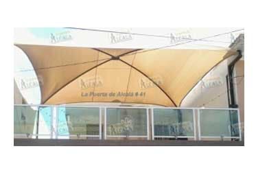 PORTONES AMERICANOS Y DE HERRERÍA AUTOMÁTICOS LA PUERTA DE ALCALÁ - colocación de toldos