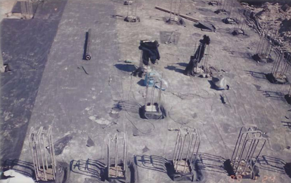 colocación de geo membrana 