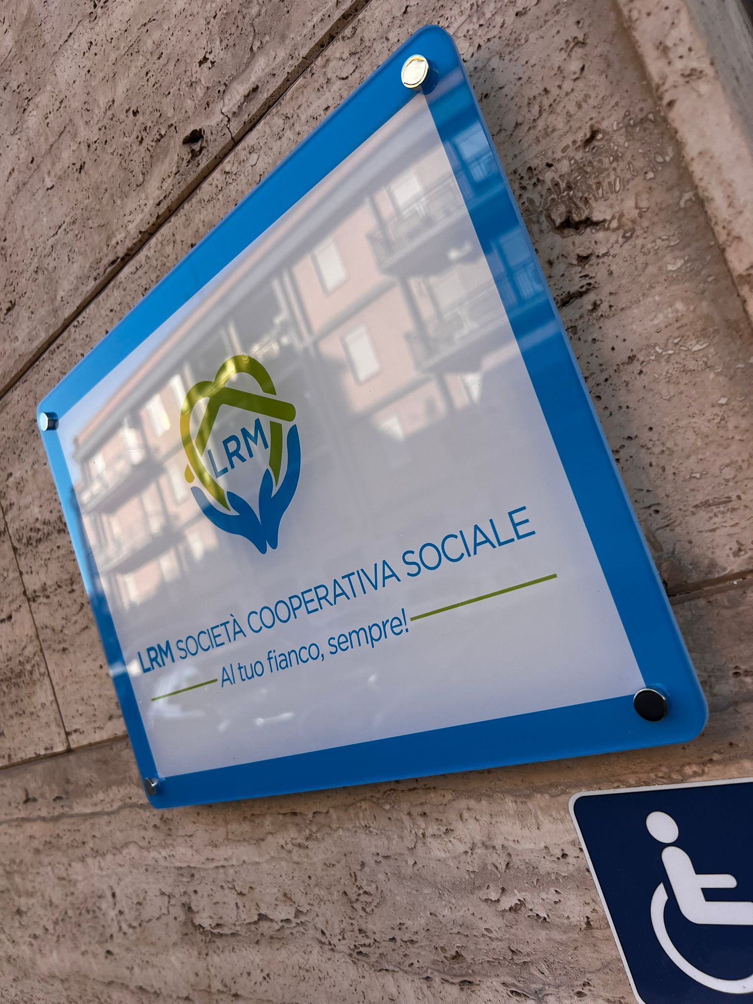 Un'insegna della 