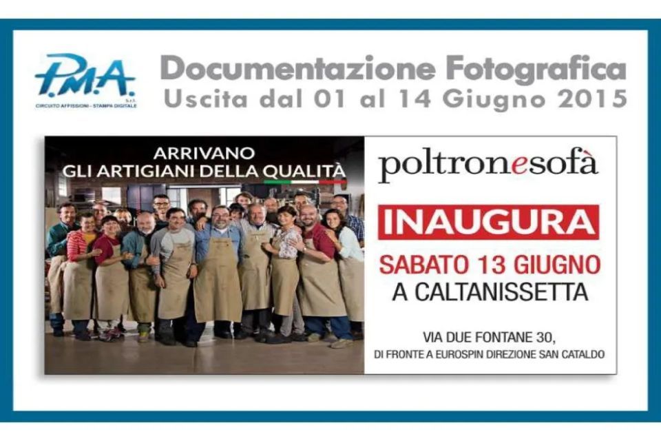 Pubblicità inaugurazione