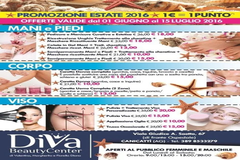 Volantino centro estetico