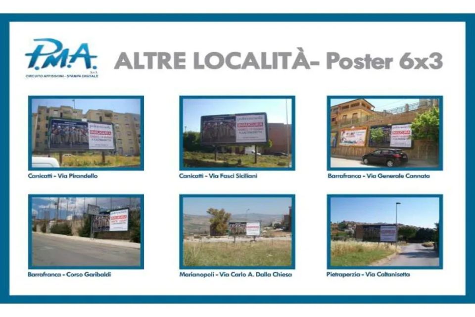 Località poster 6*3