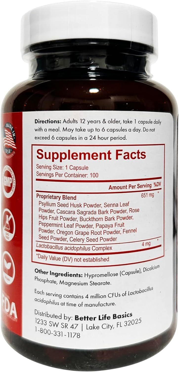 Herbal Colon Cleanser- 100 caps - Luv Your Colon