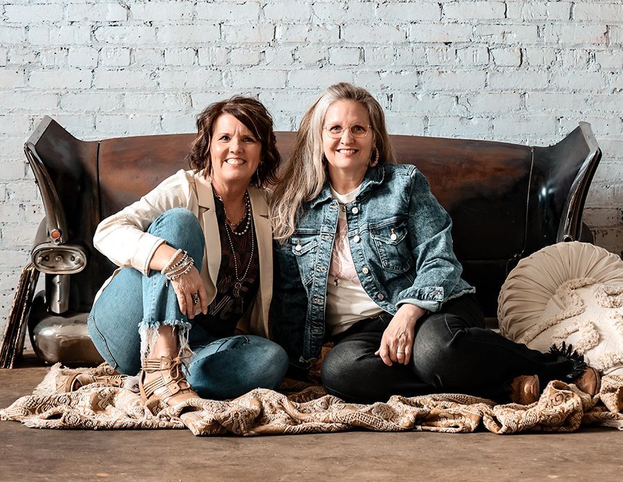 Wanda Bachmeier and Kolette Kramer, owners of Granville JunkAholics