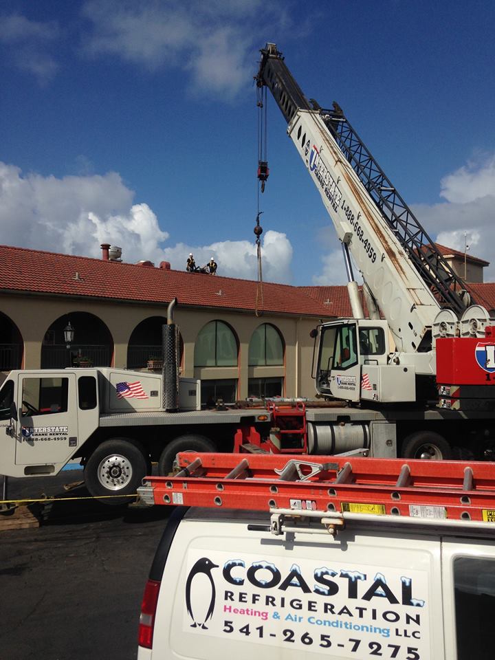 Crane — Commercial Heating and Cooling Work in New Port, OR