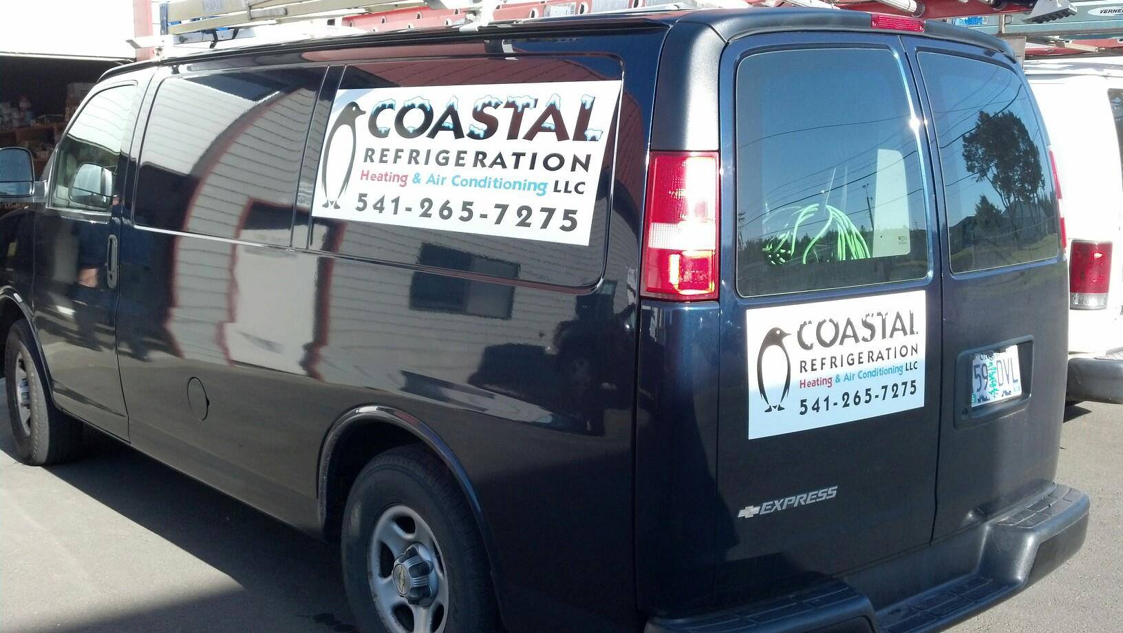 Business van — Commercial Heating and Cooling Work in New Port, OR