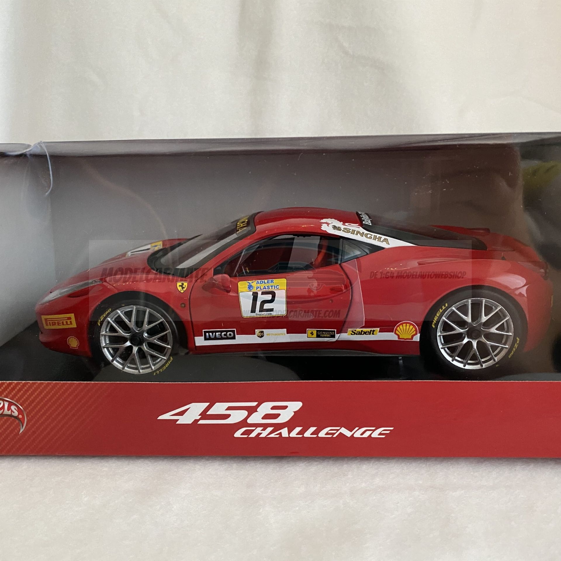 Hot Wheels Ferrari 458 Challenge - 1:18