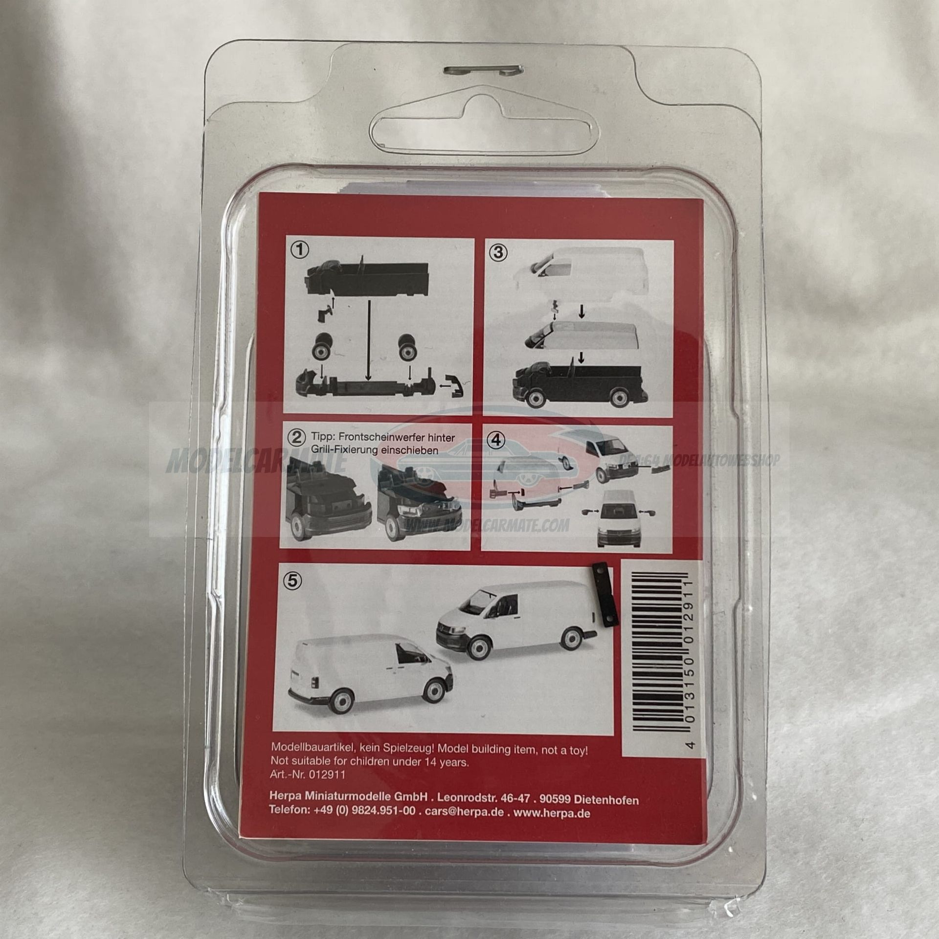 Herpa Minikit H0 Volkswagen T6 Bus  1:87