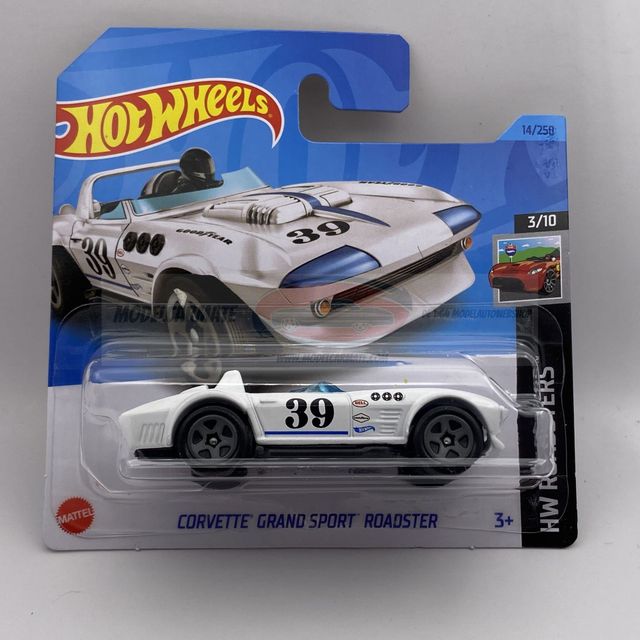 ミニカー Hot Wheels CORVETTE GRAND SPORT ROADSTER Hot Wheels Corvette Grand Sport Roadster (biały) HKK09