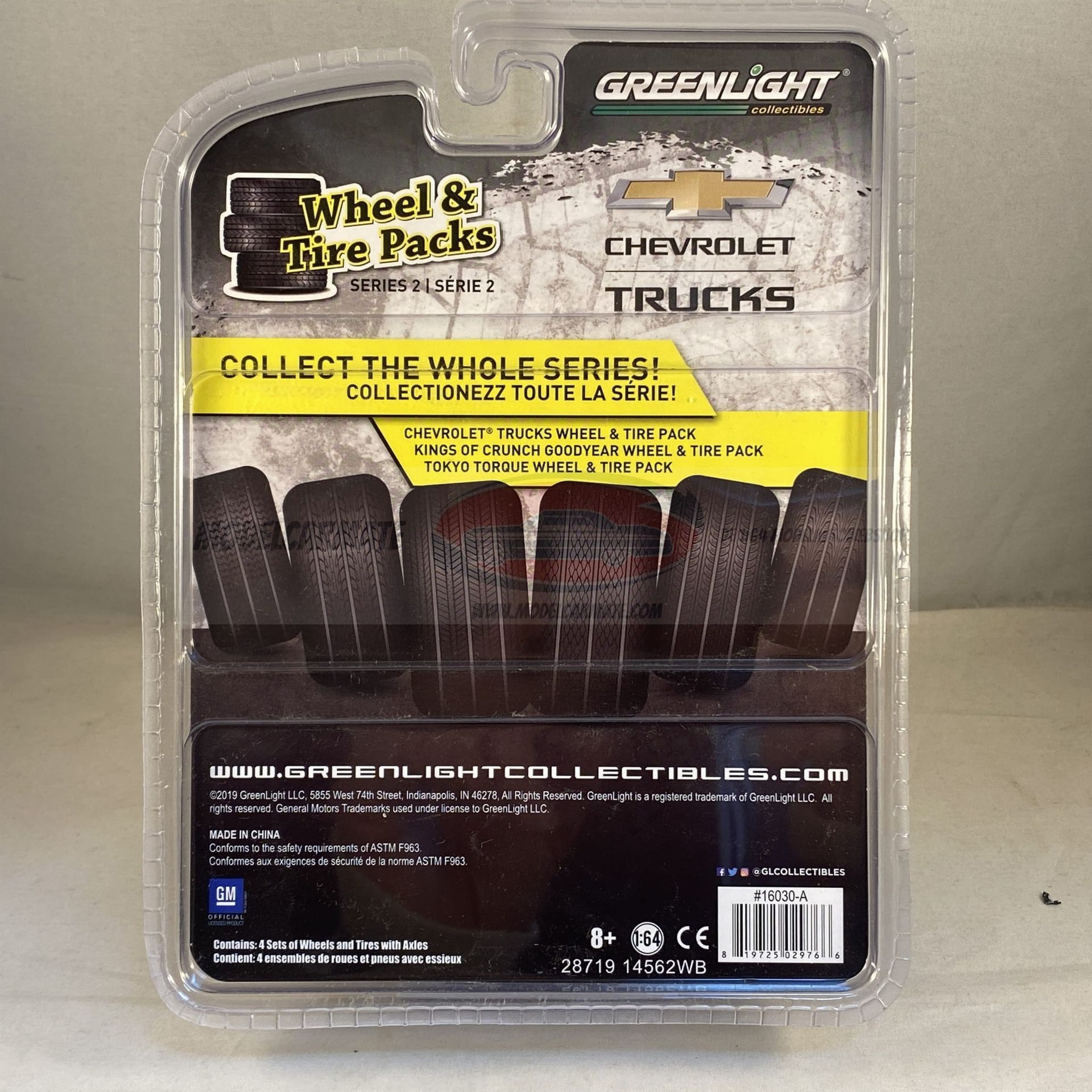 Greenlight Collectibles Auto Body Shop - Wheel & Tire Packs Series 2 - Chevrolet Trucks