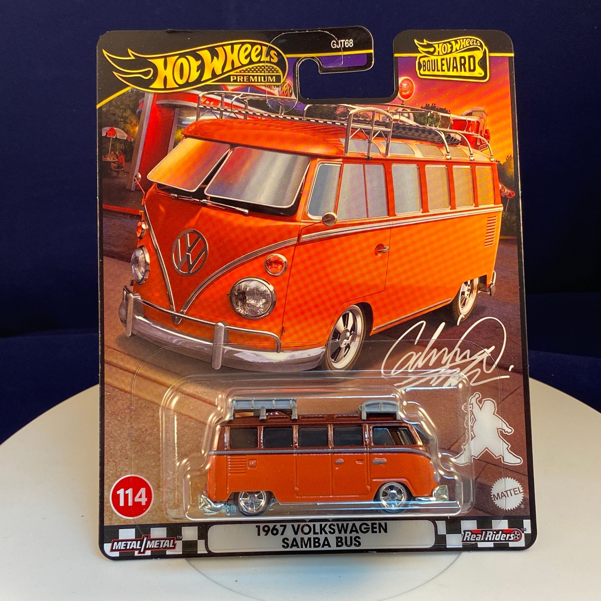 Hot Wheels Premium Boulevard - 1967 Volkswagen Samba Bus #114