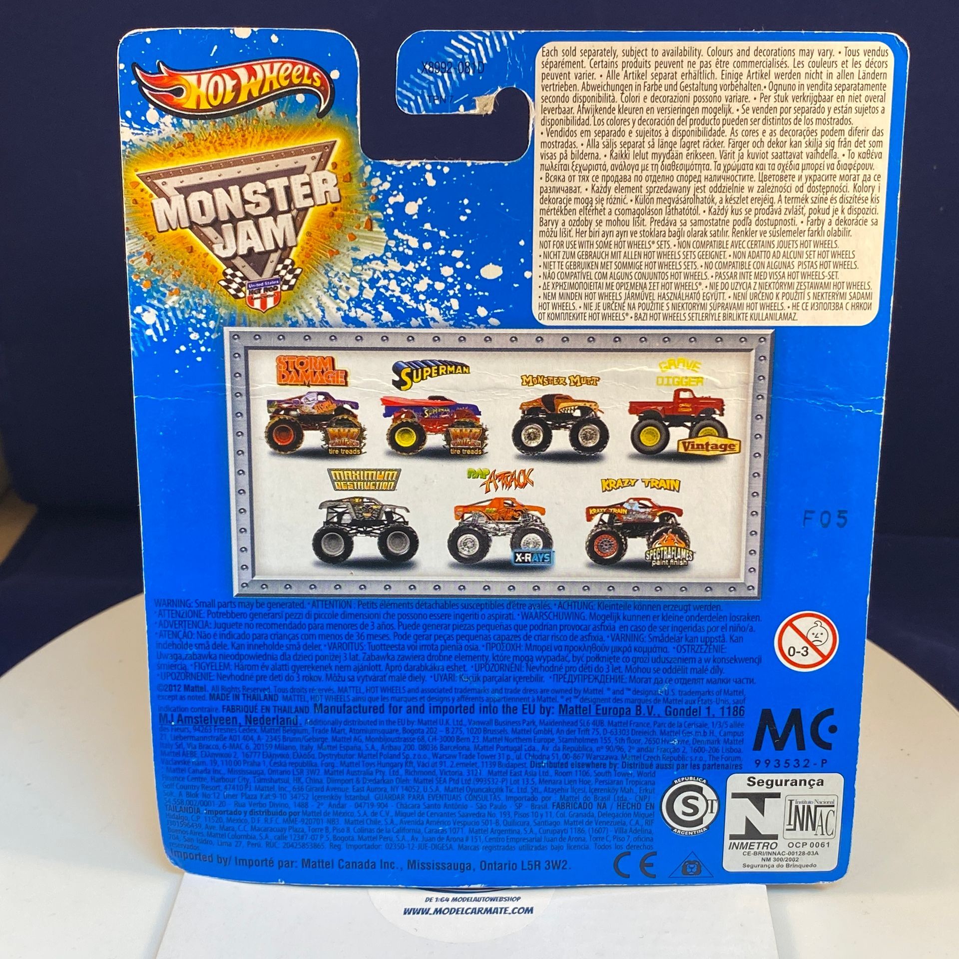 Hot Wheels Monster Jam - Vintage - Grave Digger (13)