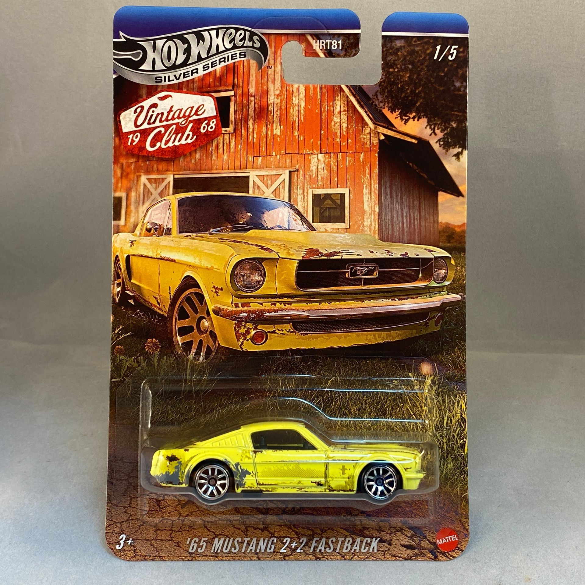 Hot Wheels Silver Series Vintage Club - '65 Mustang 2+2 Fastback