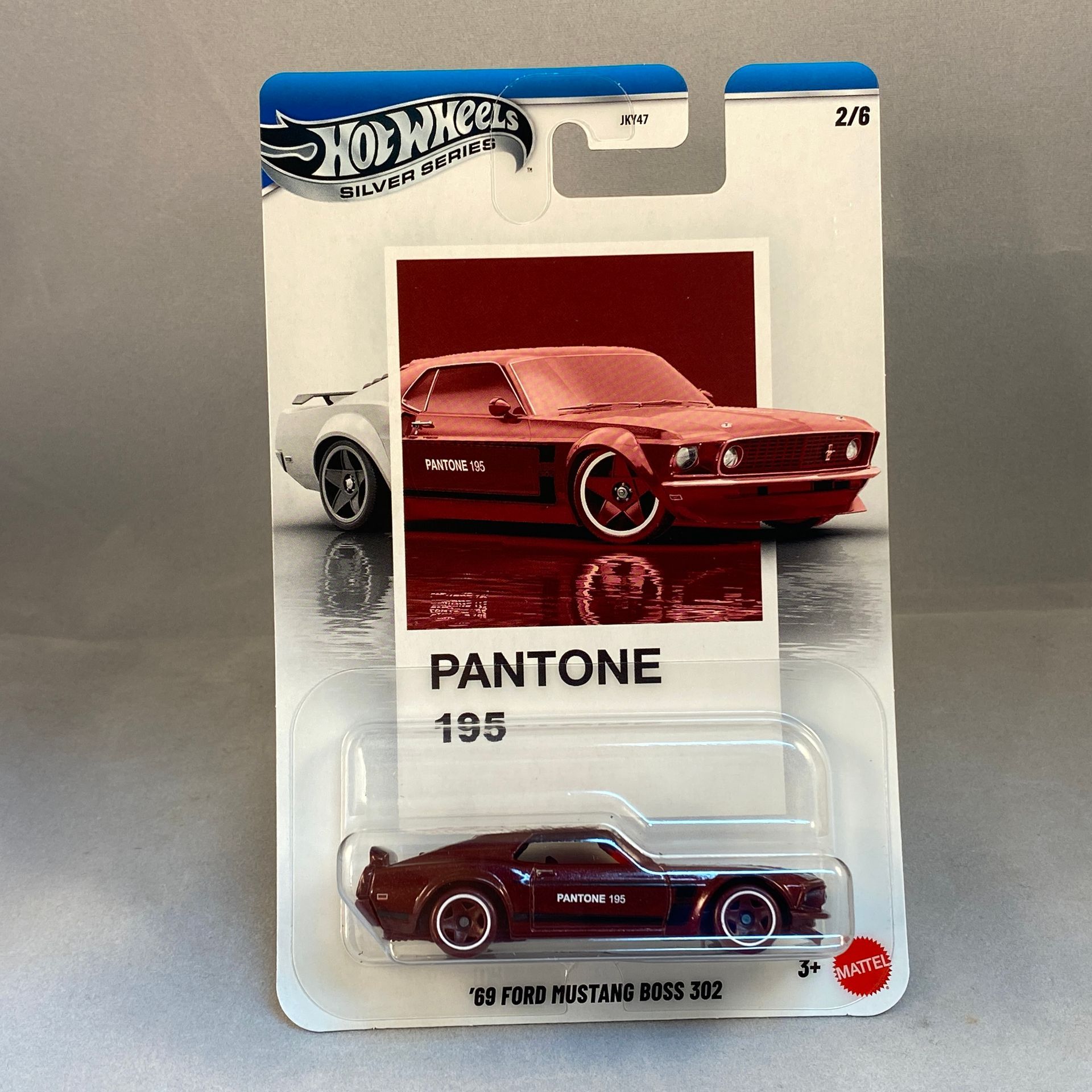 Hot Wheels Silver Series Pantone -  '69 Ford Mustang Boss 302