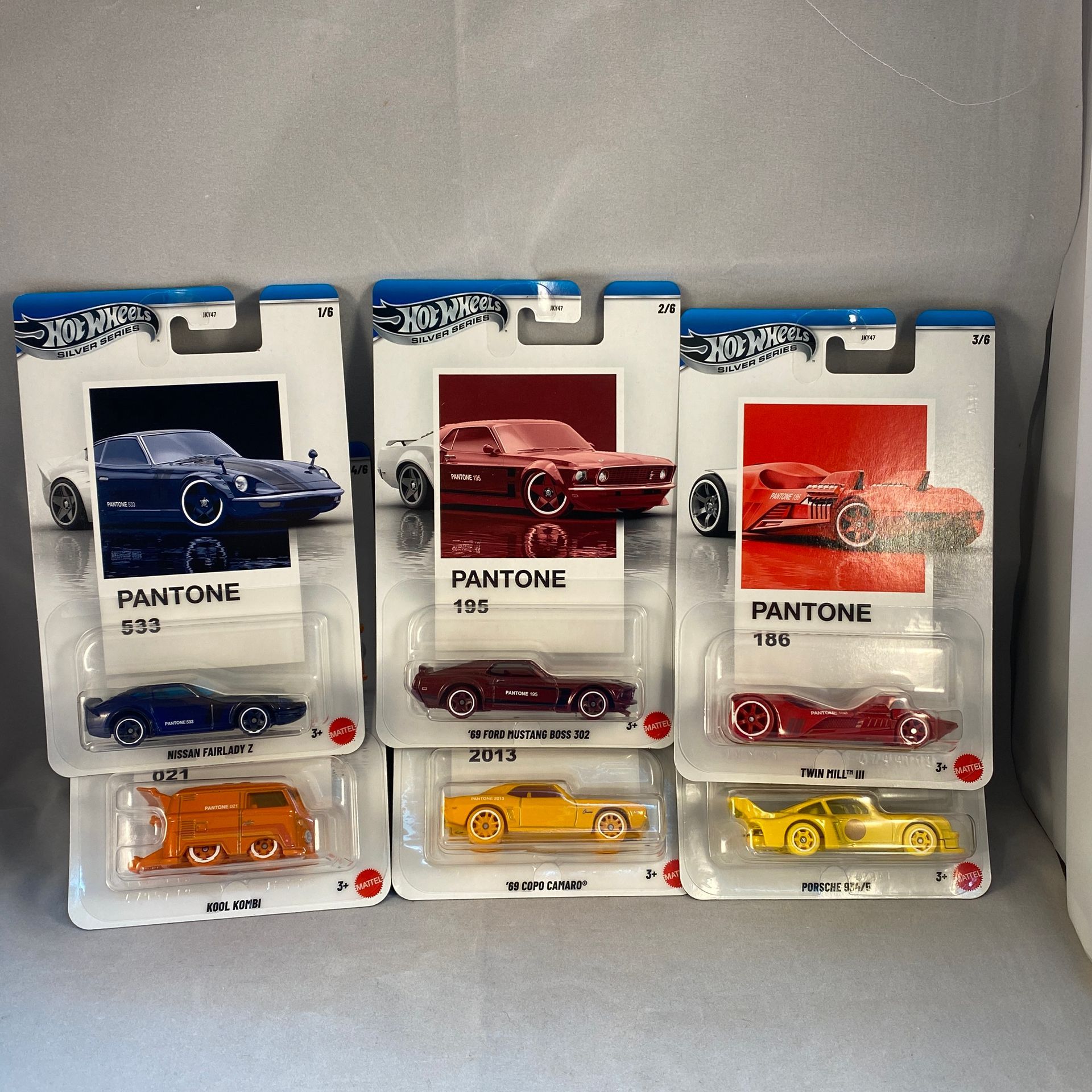 Hot Wheels Silver Series Pantone Complete Set