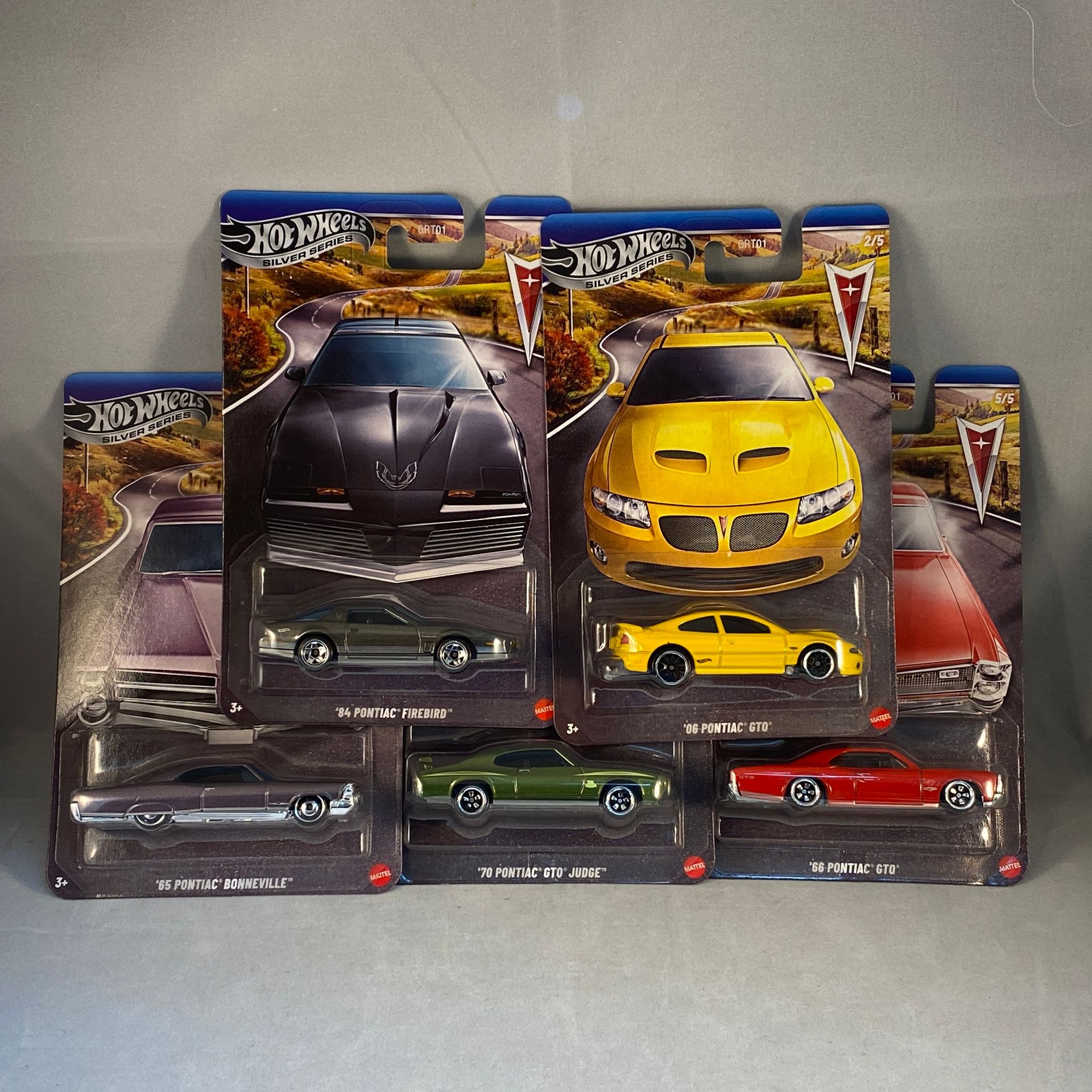 Hot Wheels Silver Series - Pontiac Complete Set