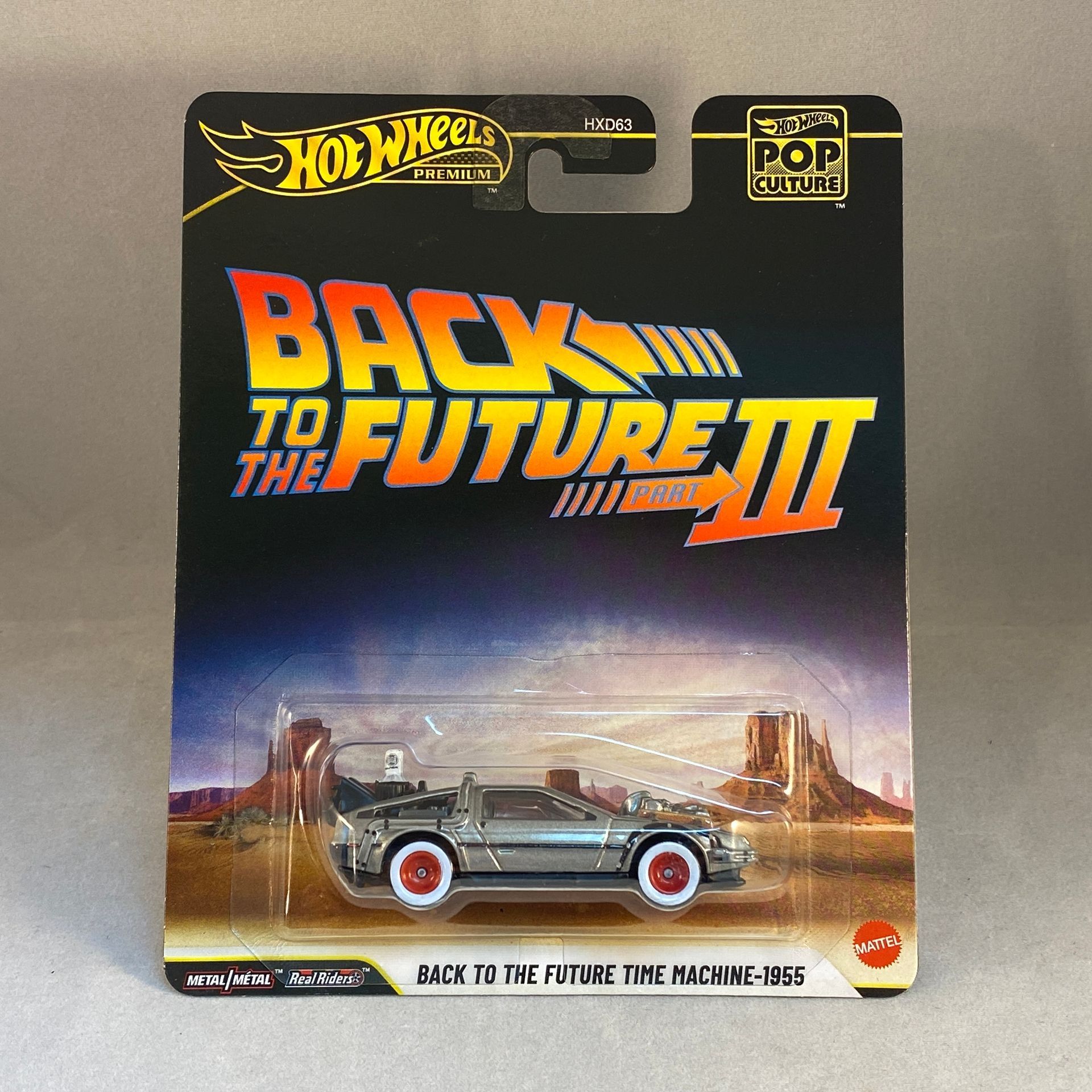 Hot Wheels Pop Culture - Back To The Future Time Machine - 1955