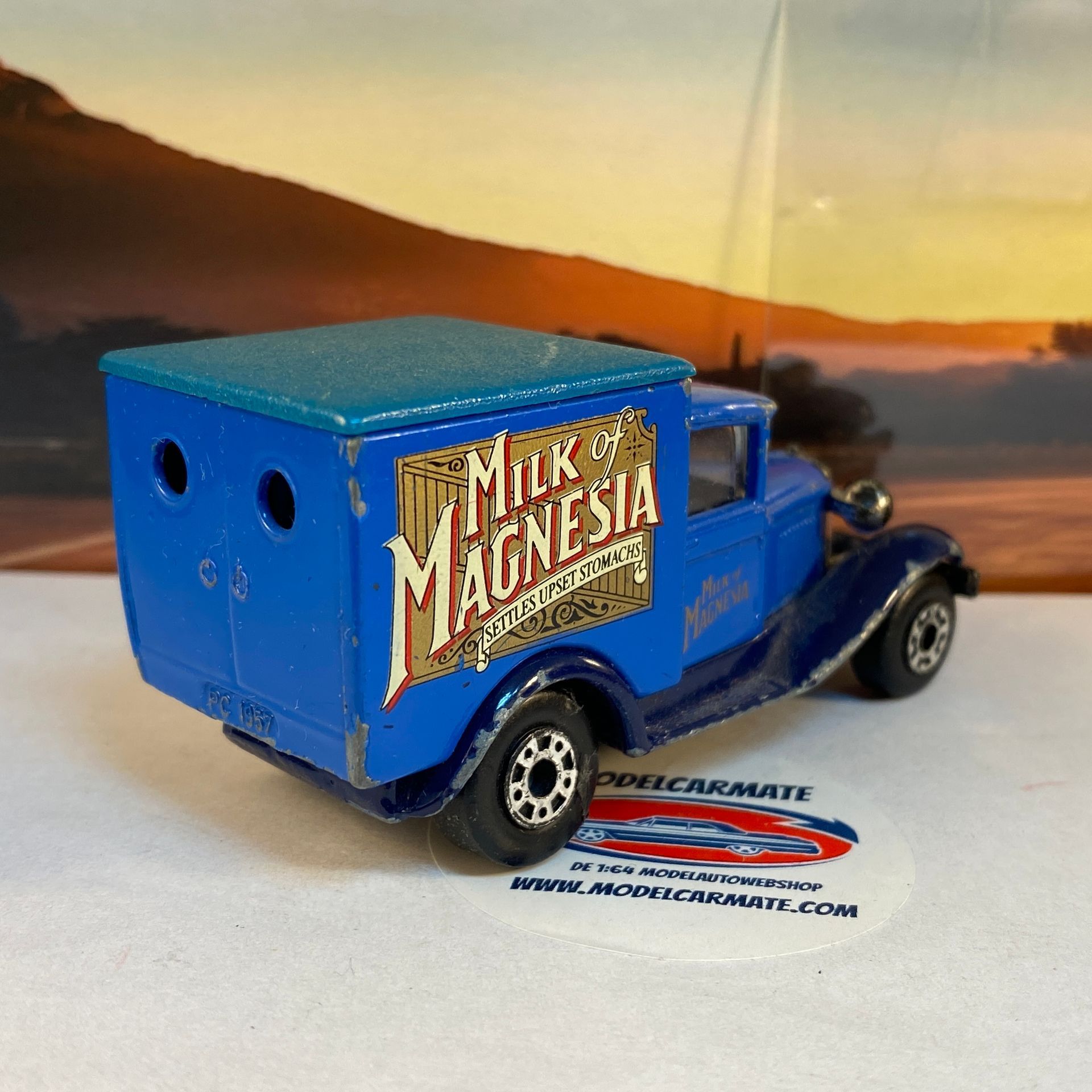 Matchbox Model A Ford Van - Milk Magnesia