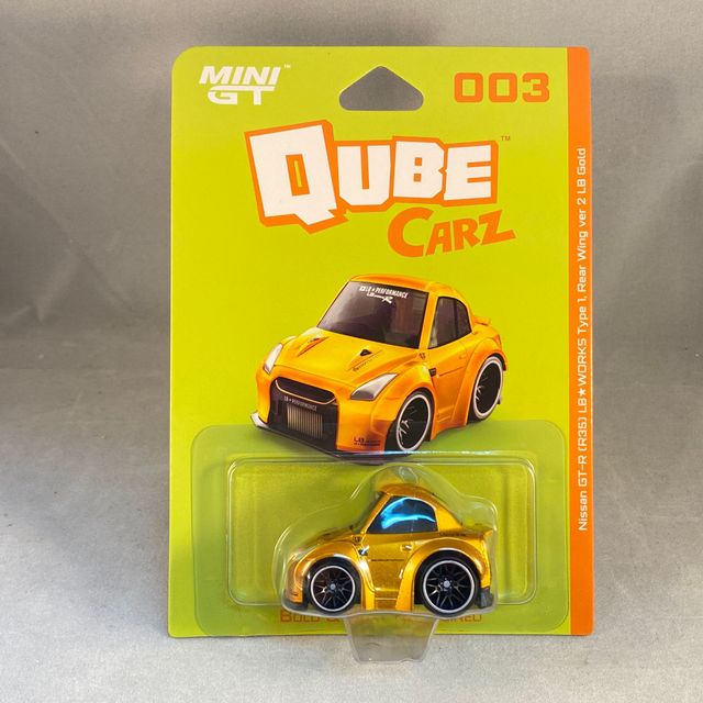 MINI GT LB★WORKS Nissan GT-R R35 ゴールド Mini GT - Nissan GTR (R35) LB-Works Typ 1, LB Gold - 003