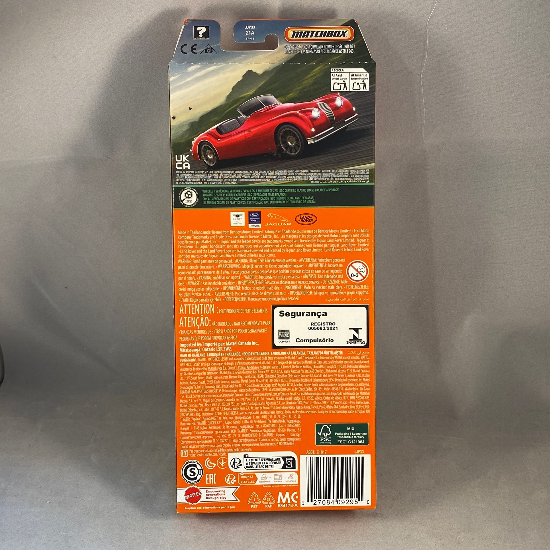 Coffret de 5 Matchbox - Routes britanniques (JJP33)