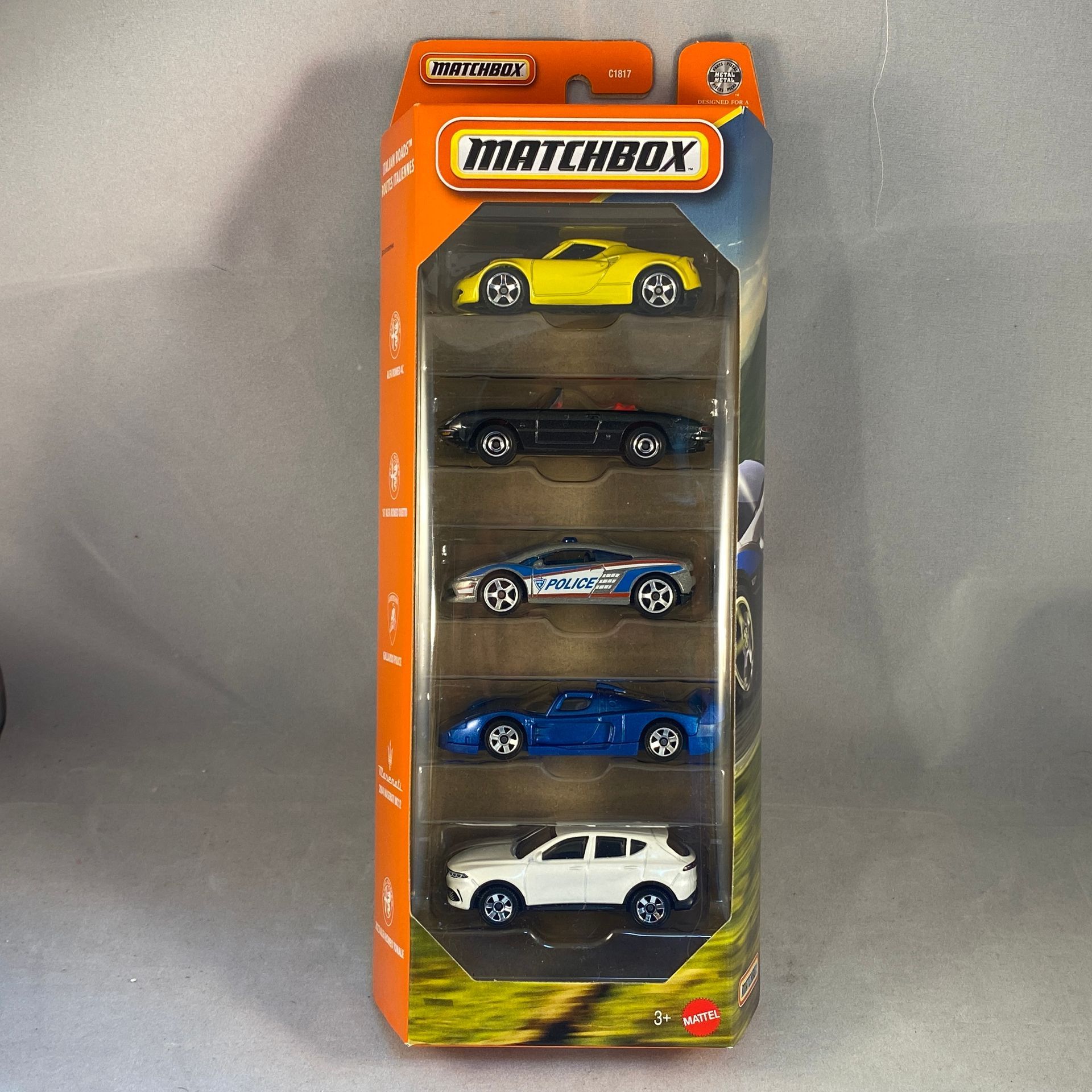 Coffret de 5 Matchbox - Routes italiennes (JJP29)