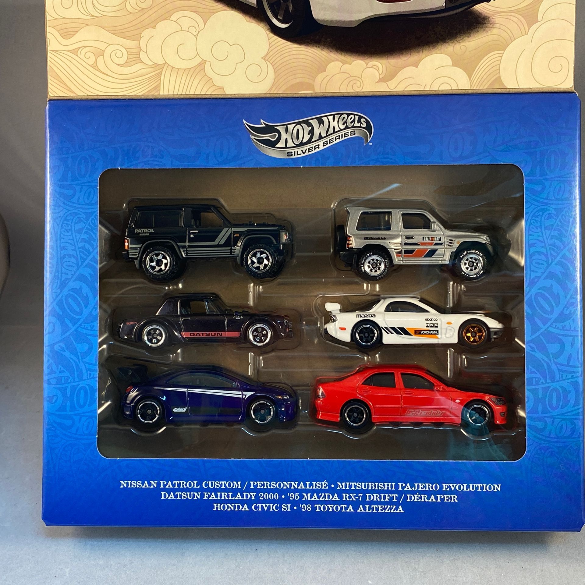 Hot Wheels Silver Series Die-Cast Vehicle 6-Pack 1/64 Streets of Japan
