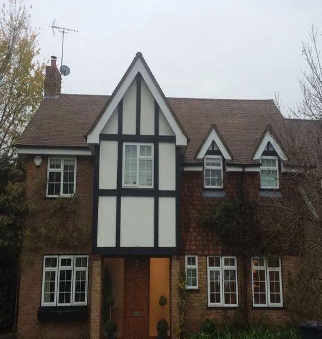 Roof after being cleaned