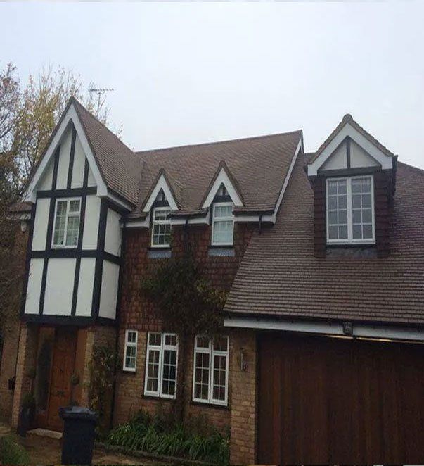 Roof after being cleaned