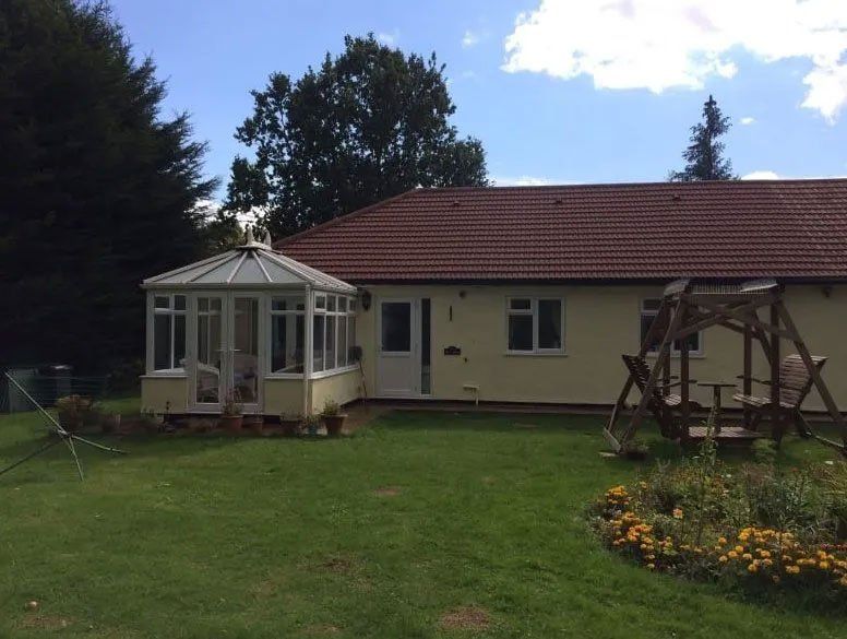 Roof after being cleaned