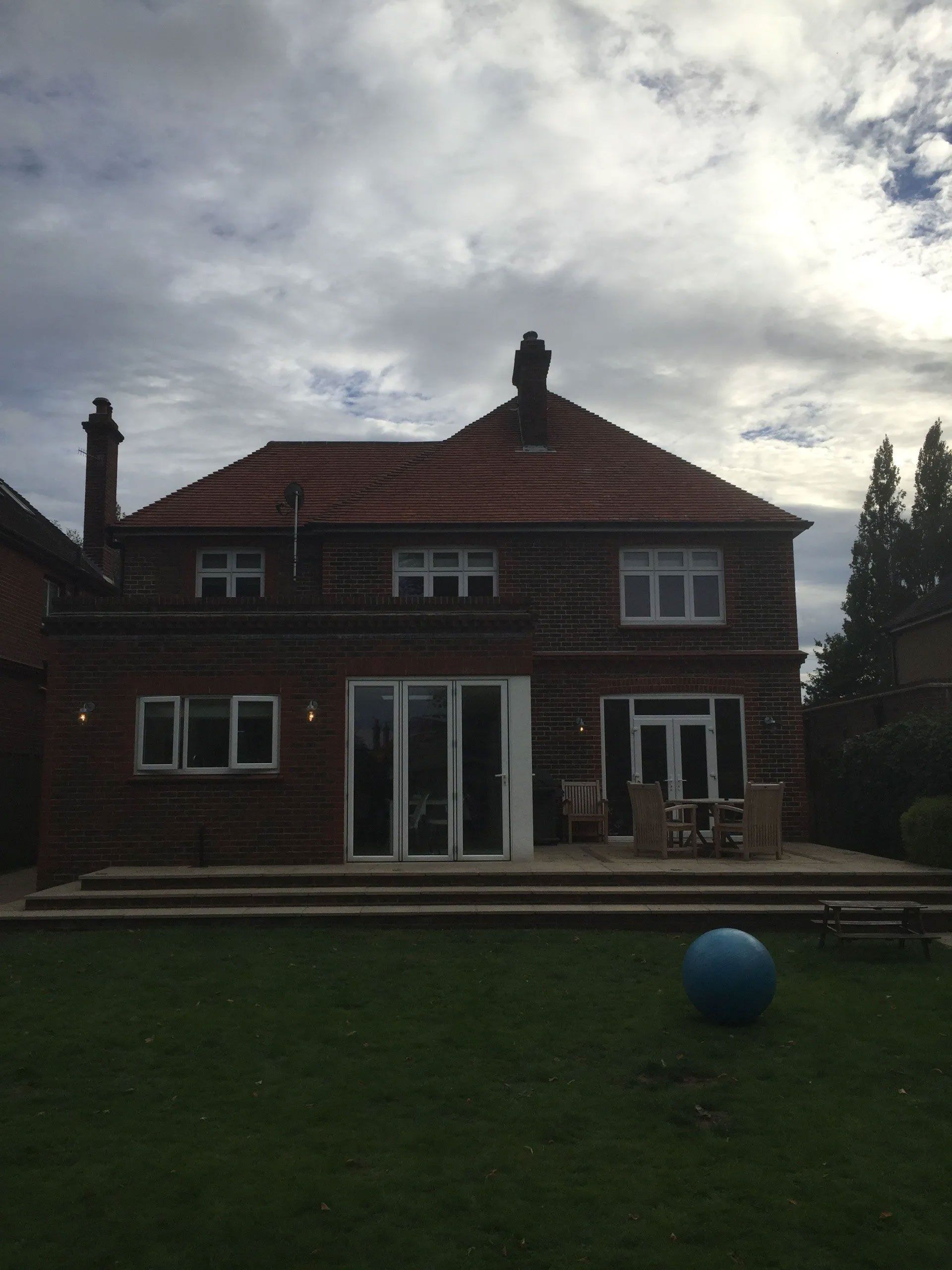 Roof after being cleaned
