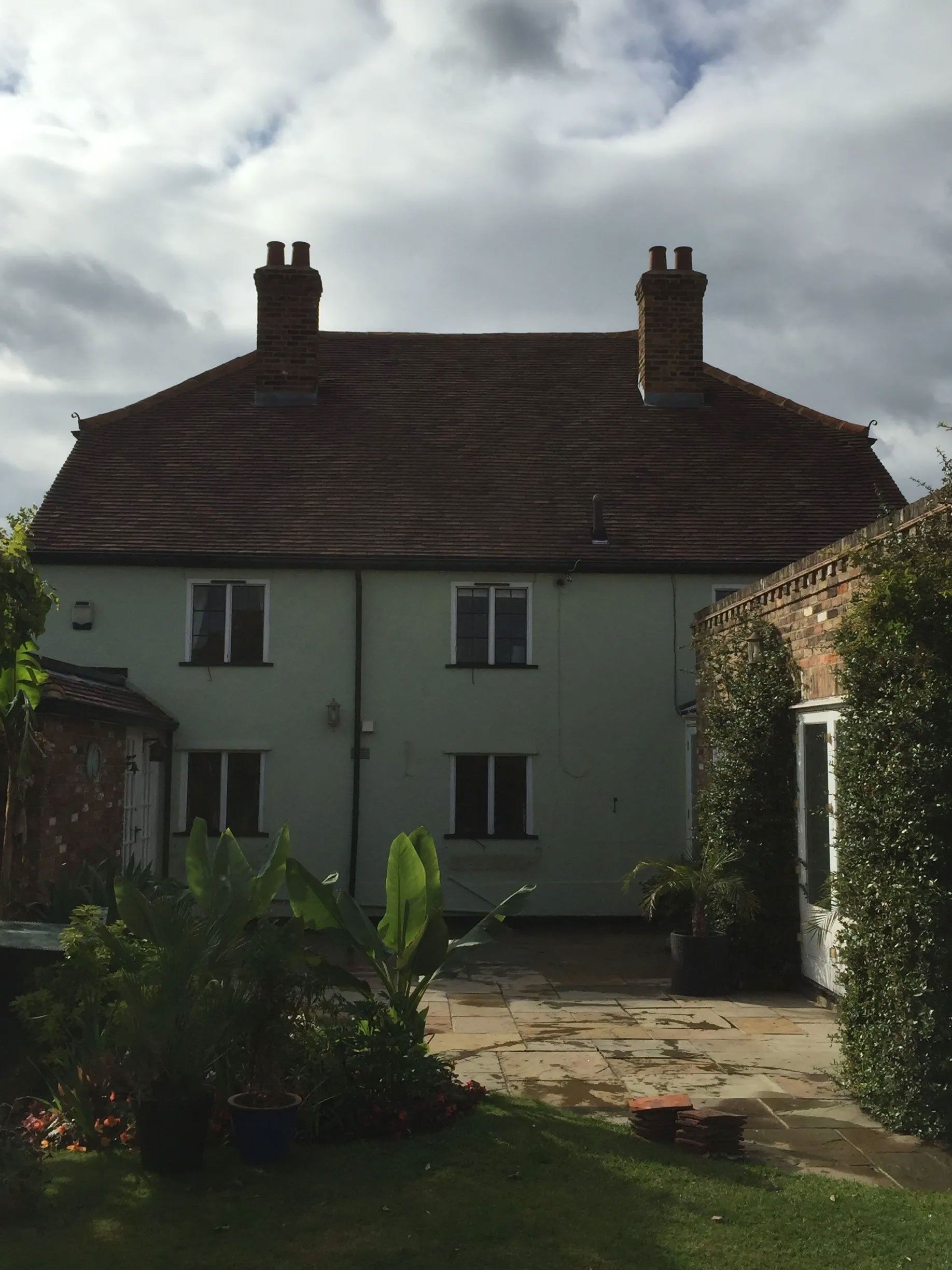 Roof after being cleaned