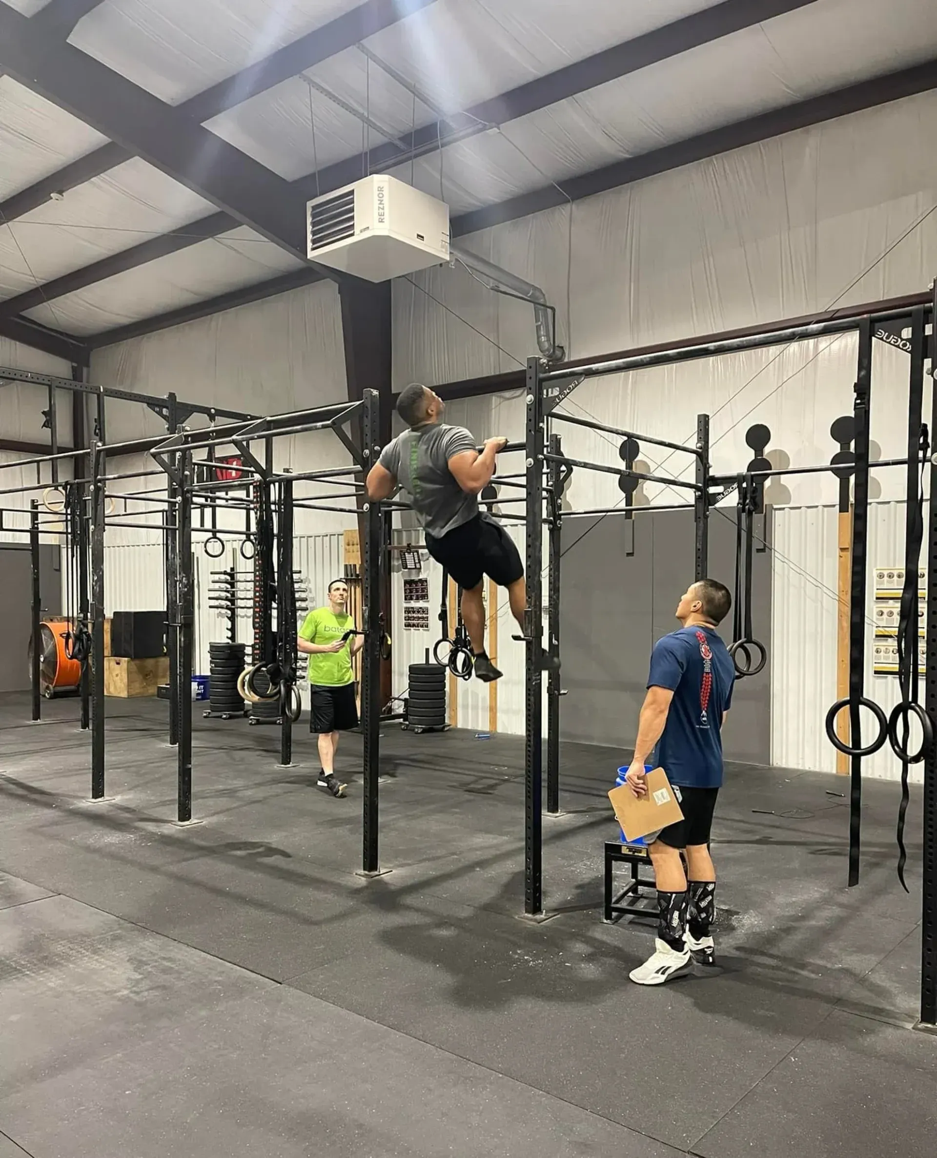 Pull ups at CrossFit KFG in Chester, VA