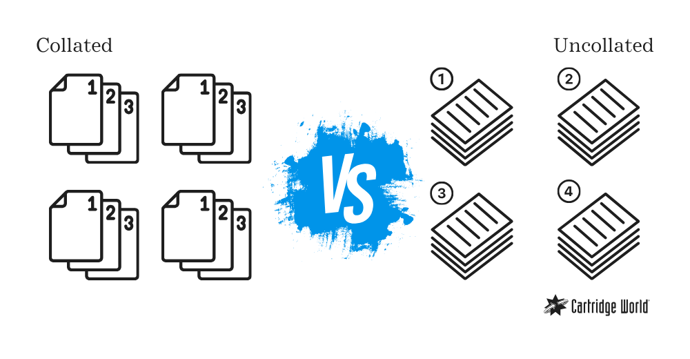 A comparison between collated and uncollated papers