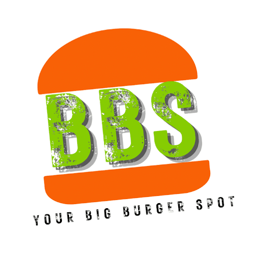 A logo for bbs your big burger spot