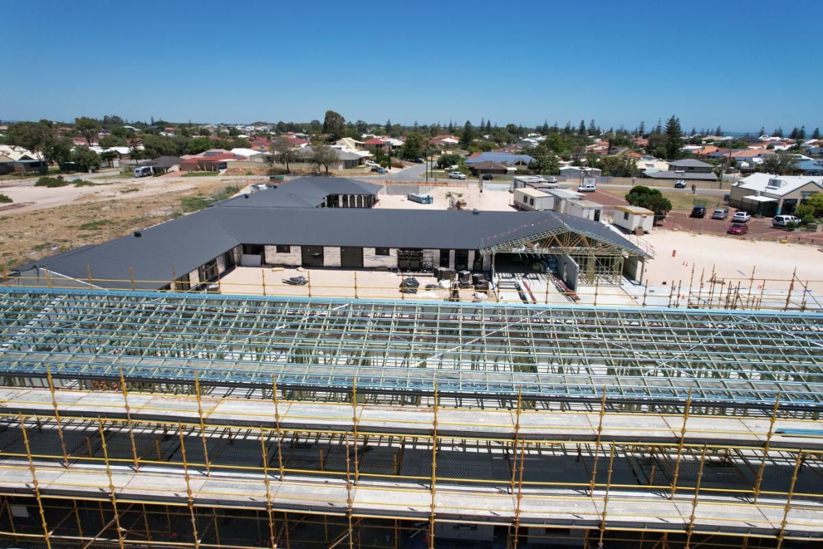 scaffolding used in building structure