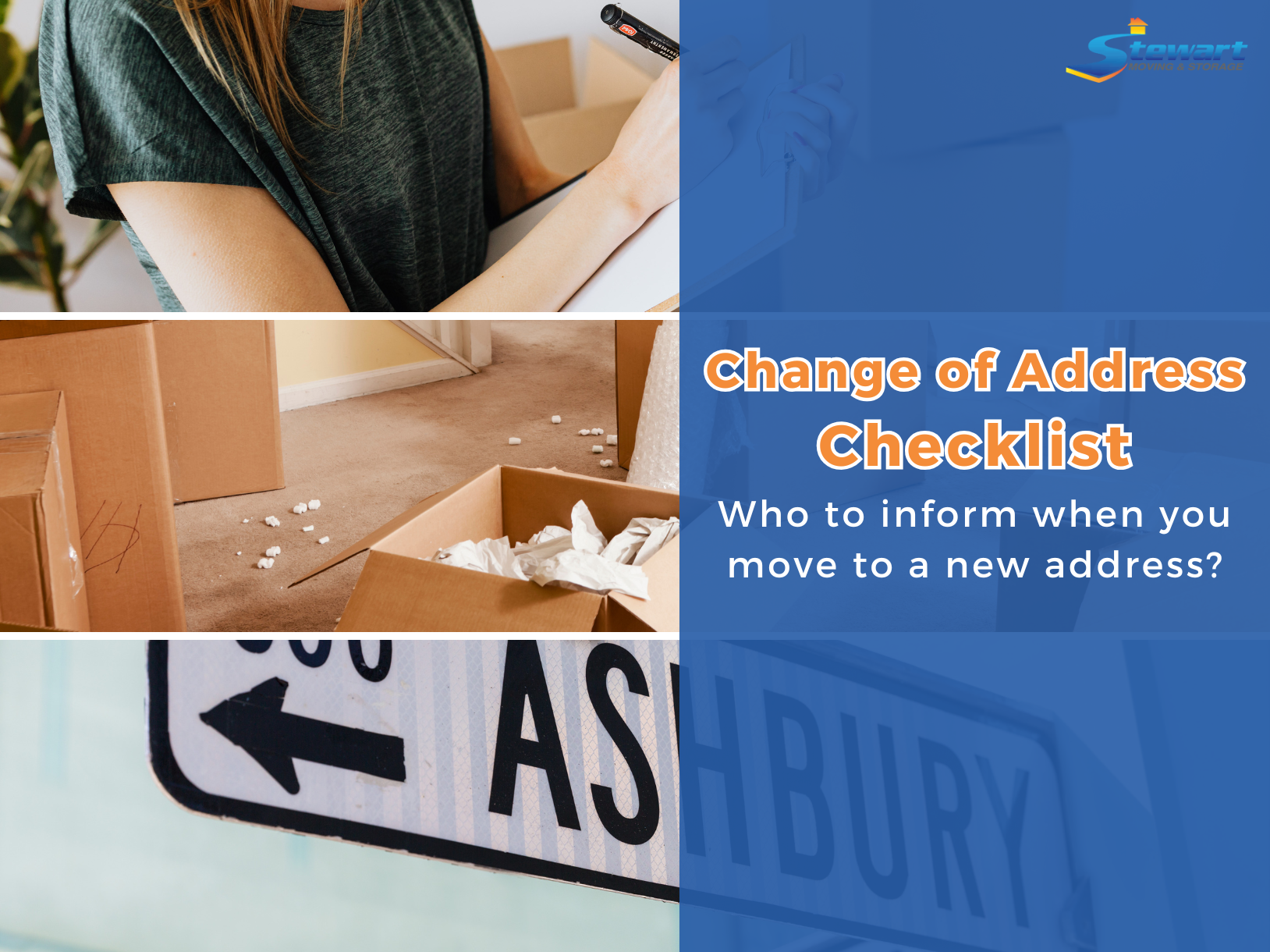 Change-of-Address Checklist 2026 | Stewart Moving & Storage