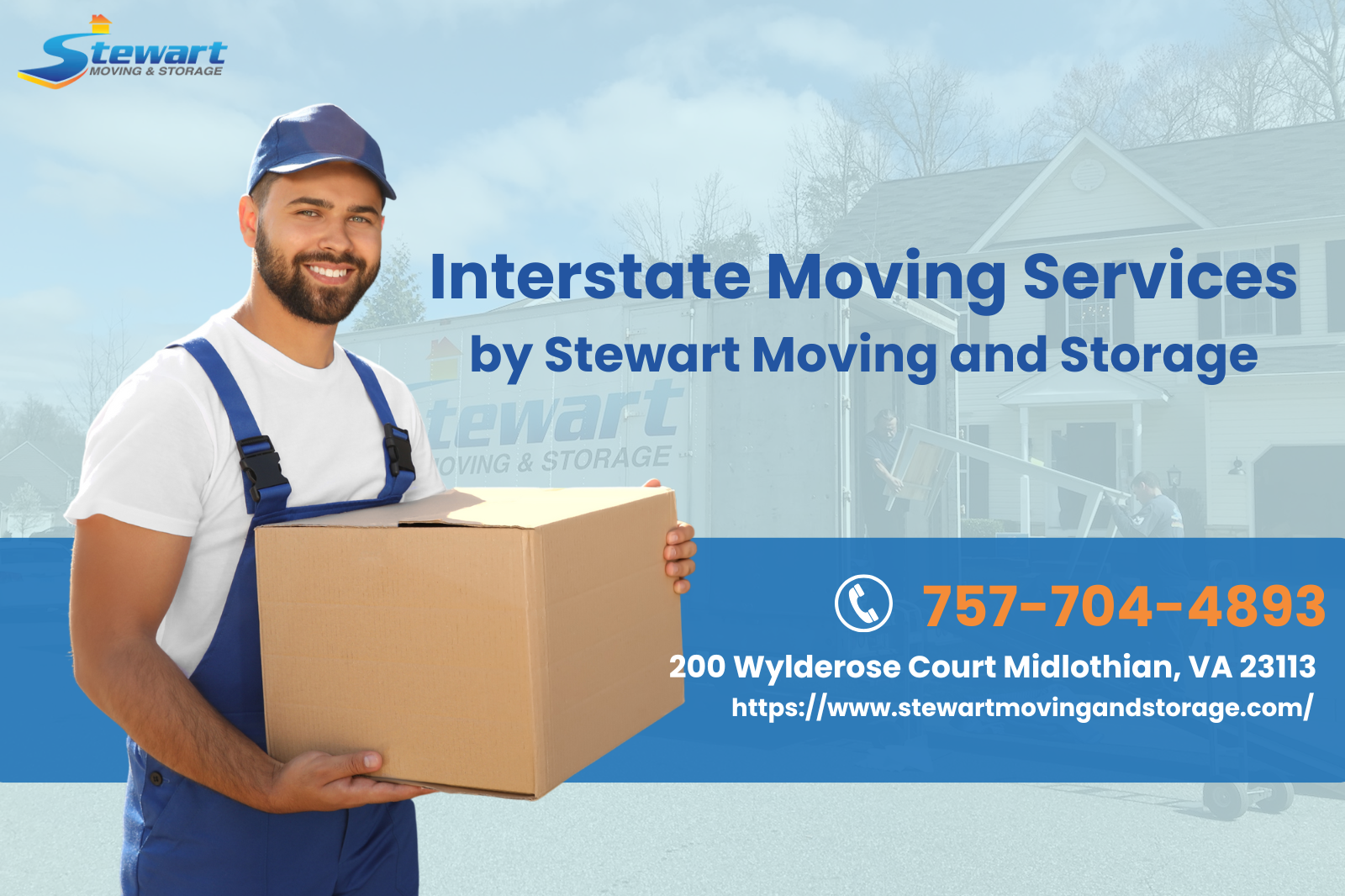 interstate moving services by Stewart Moving and Storage
