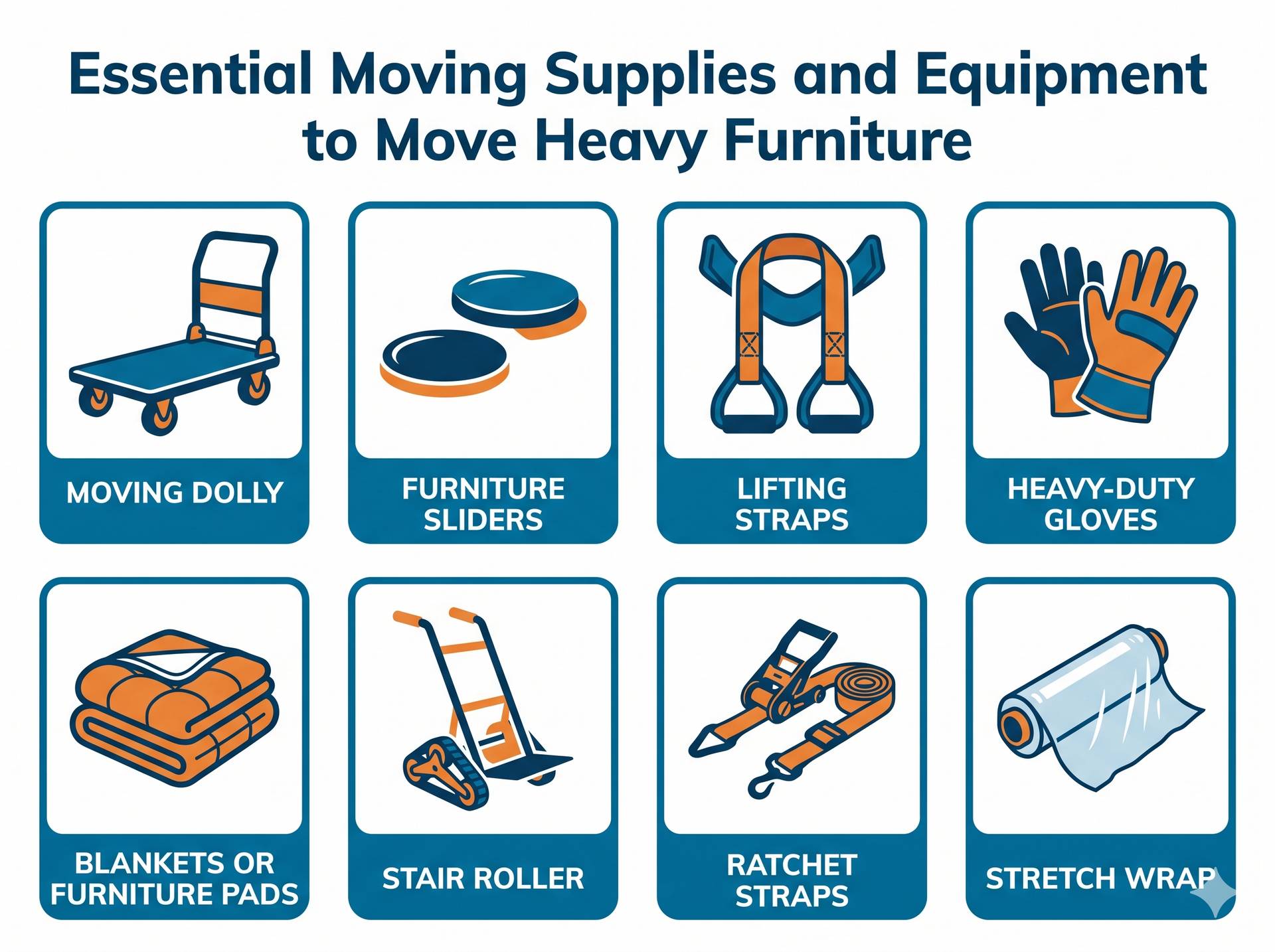 Essential Moving Supplies and Equipment to Move Heavy Furniture
